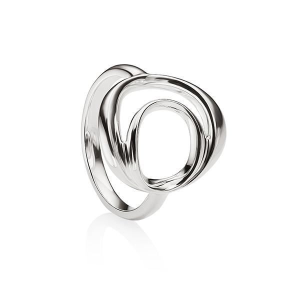 Sterling Silver Swirl Dress Ring