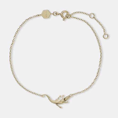 Force Tropicale Gold Alligator Chain Bracelet
