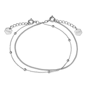 CLUSE Essentielle Silver Set of Two Fine Bracelet