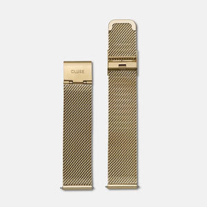 CLUSE 18mm Strap Mesh Gold