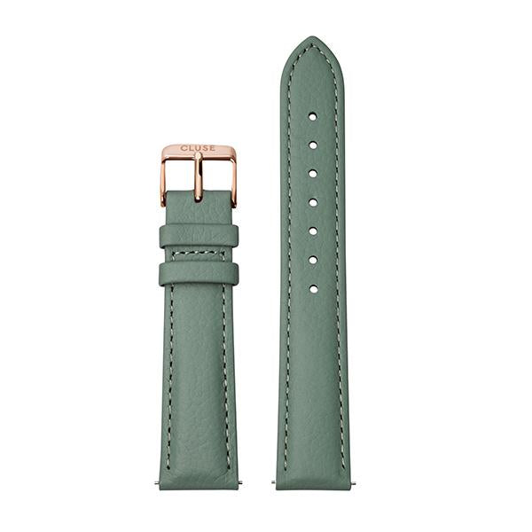 CLUSE 18mm Strap Stone Green/Rose Gold