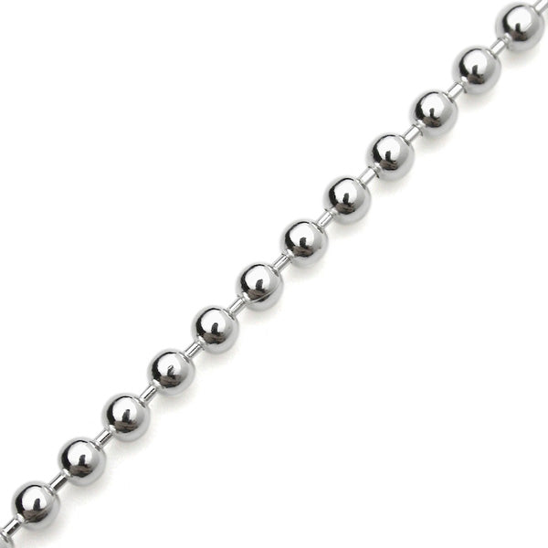 Najo 2mm silver ball chain 75cm