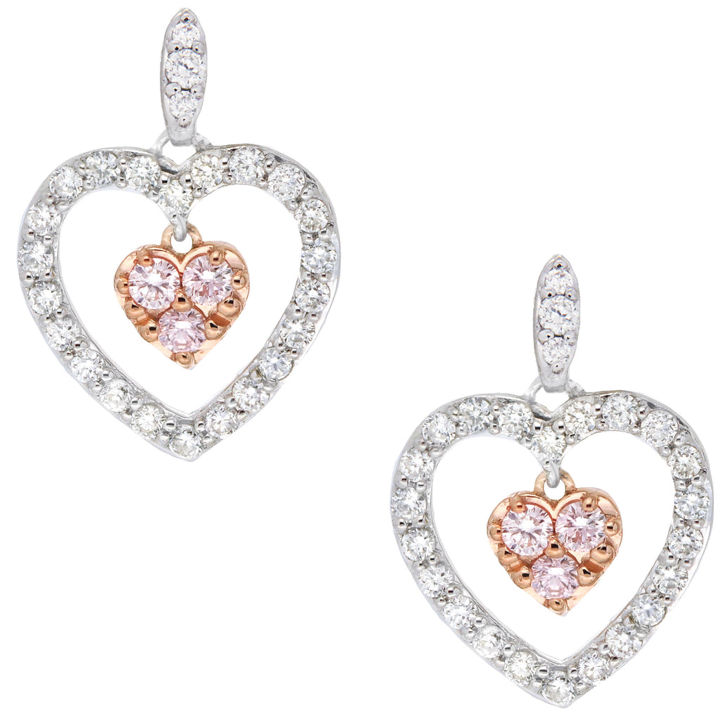 Pink Argyle Diamond earrings